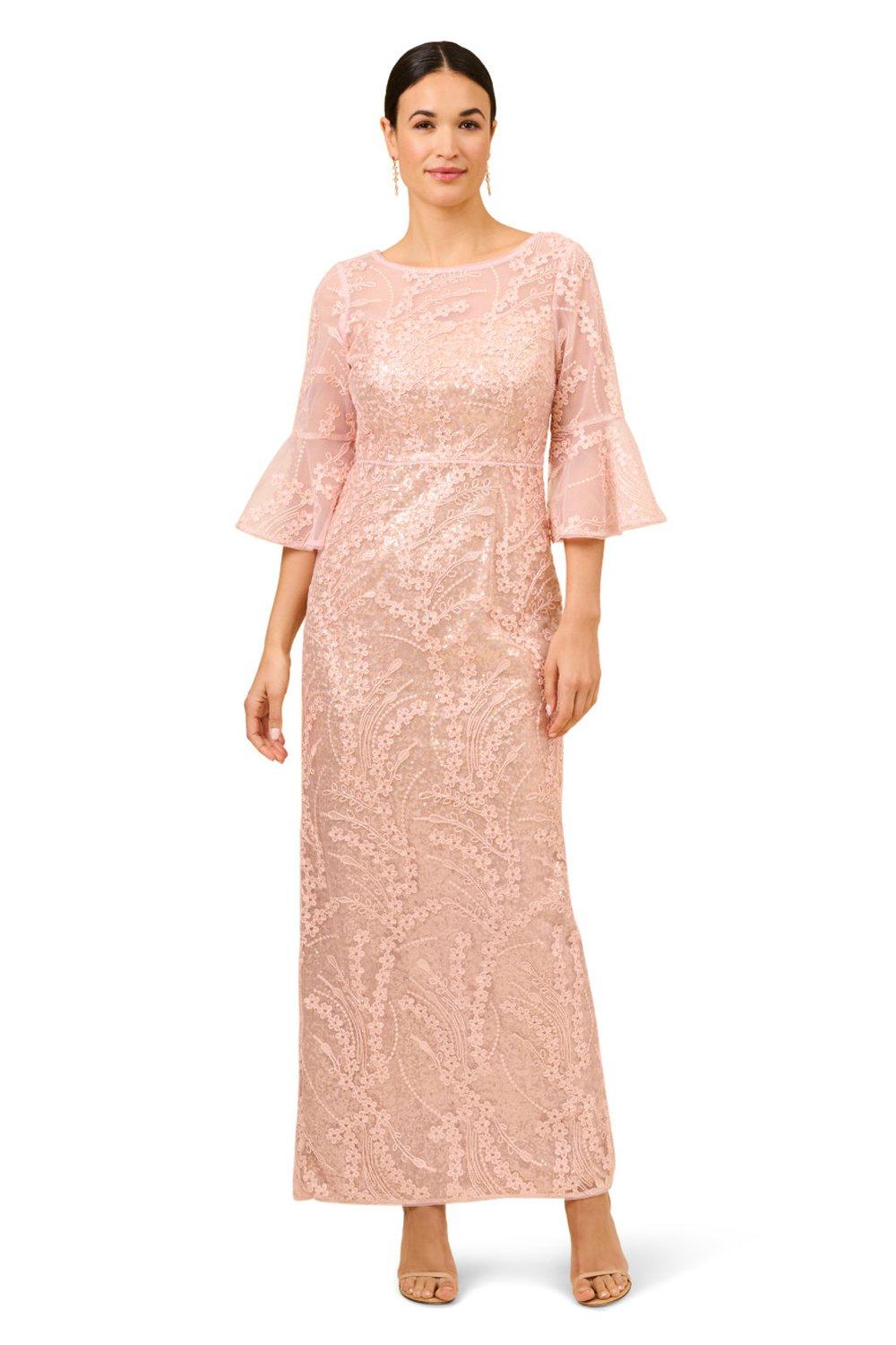 Dresses Sequin Embroidered Gown Adrianna Papell